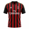 AC Milan 2013/14 Home Black Retro Jersey