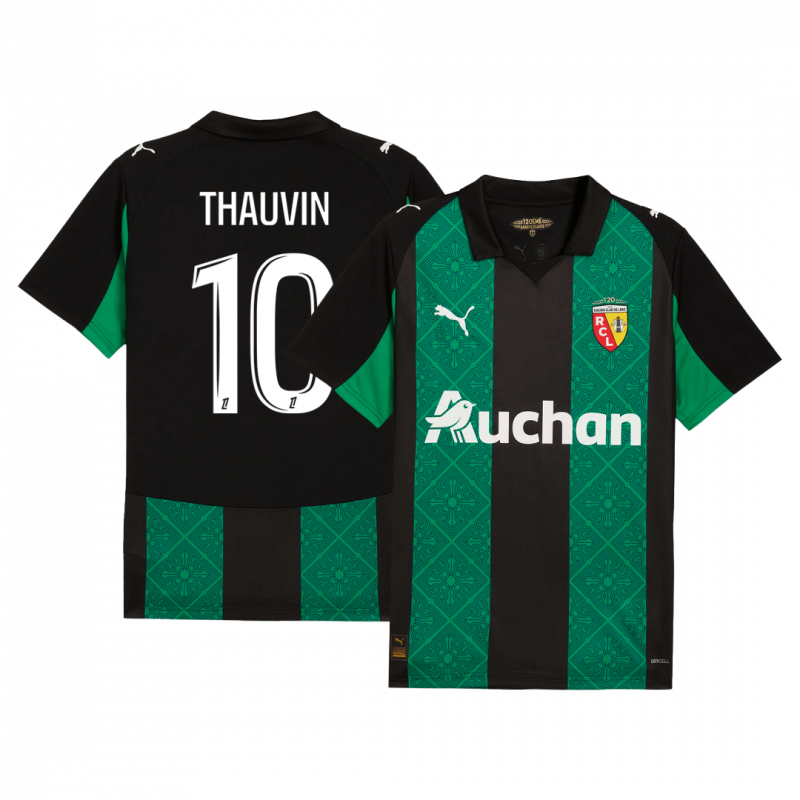 THAUVIN #10 RC Lens 2025/26 Away Black Jersey