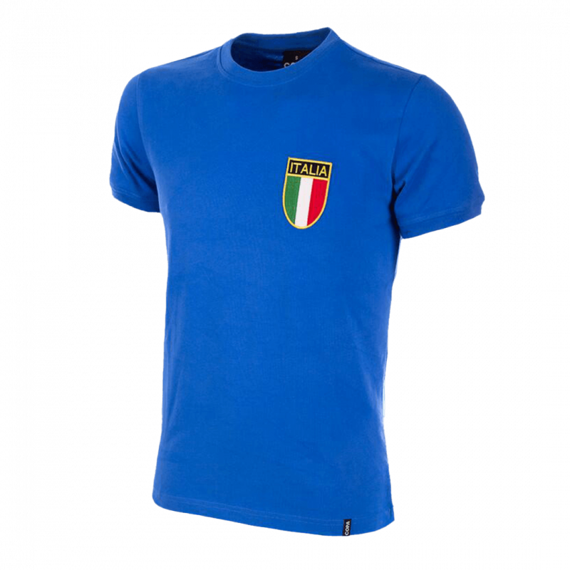 Italy 1970 Home Blue Retro Jersey