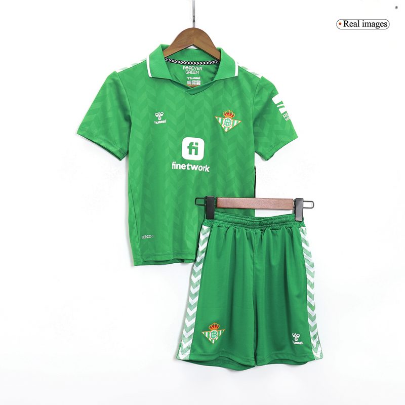 Real Betis 2023/24 Away Green Kids Kit