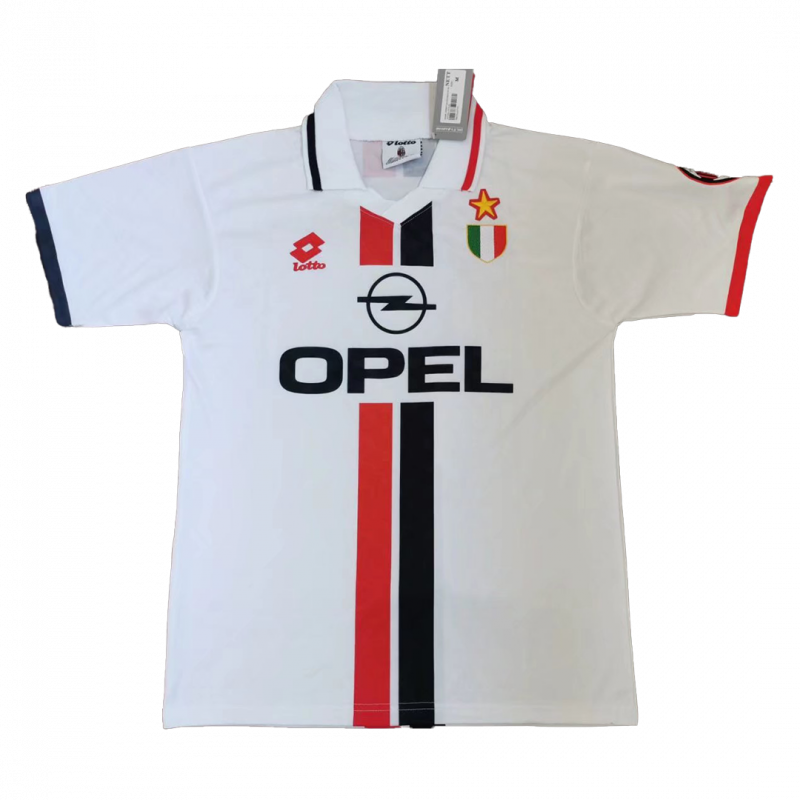 AC Milan 1996/97 Away White Retro Jersey