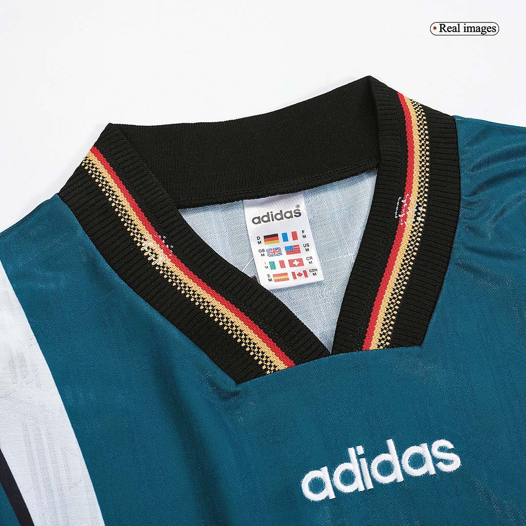 Germany 1996/97 Away Green Retro Jersey