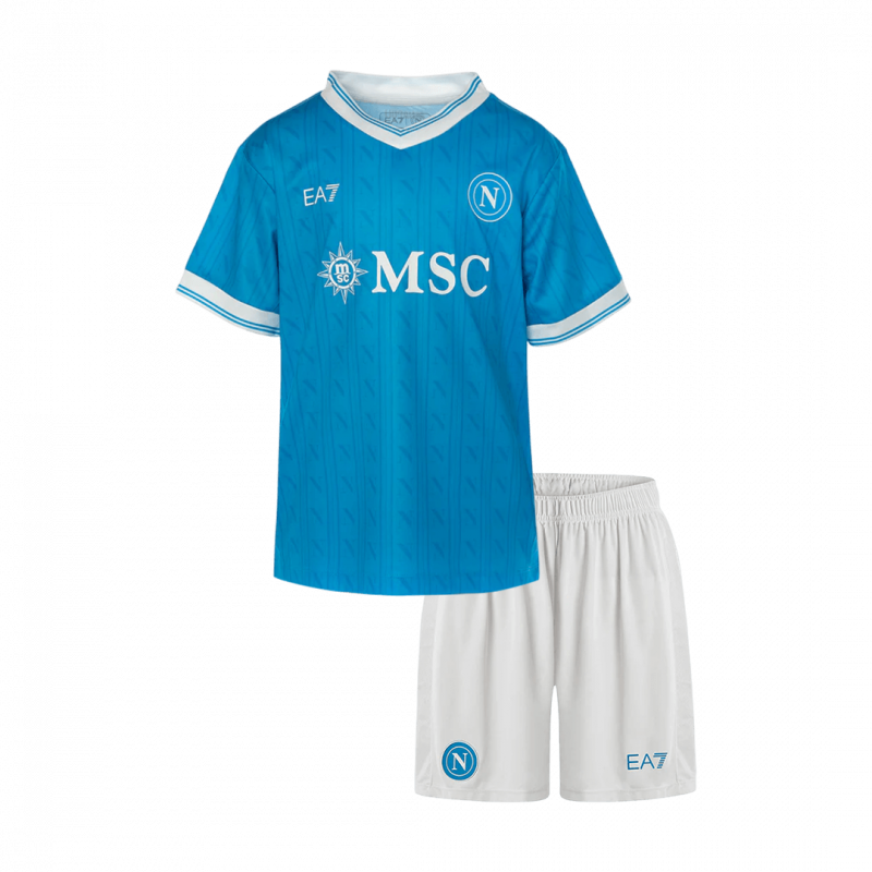 Napoli 2025/26 Home Blue Kids Kit