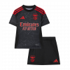 Benfica 2024/25 Away Black Kids Kit