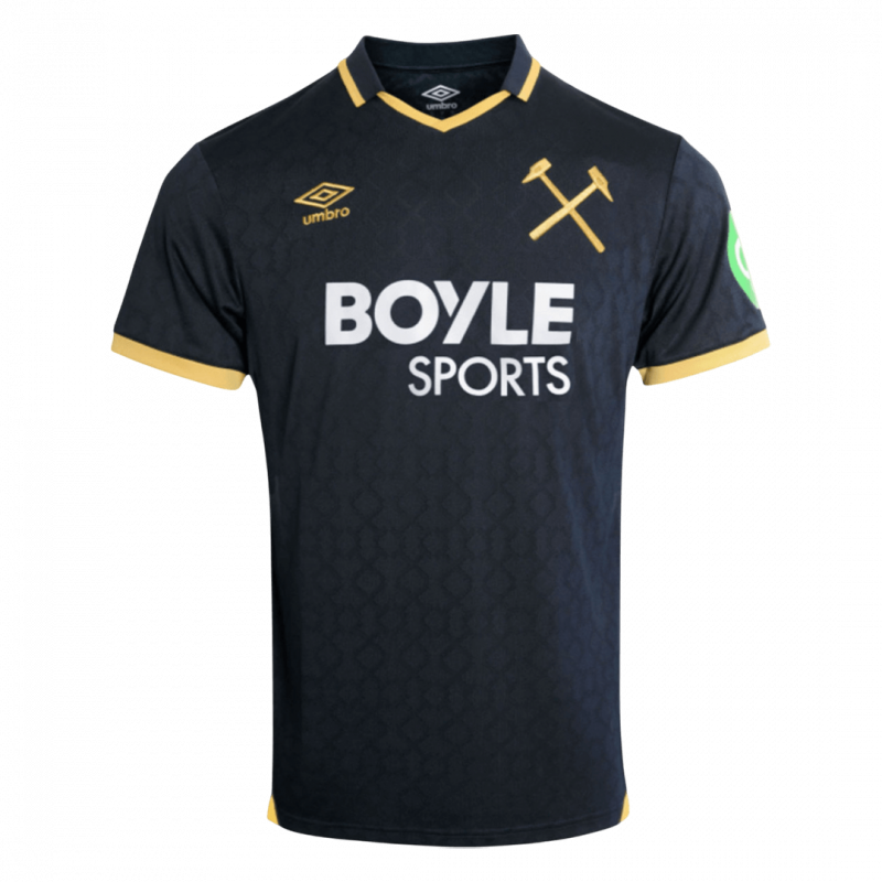 West Ham United 2025/26 Third Black Jersey