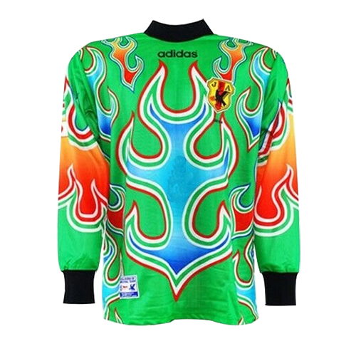 Japan 1998 Goalkeeper Green Long Sleeve Goalkeeper Jersey