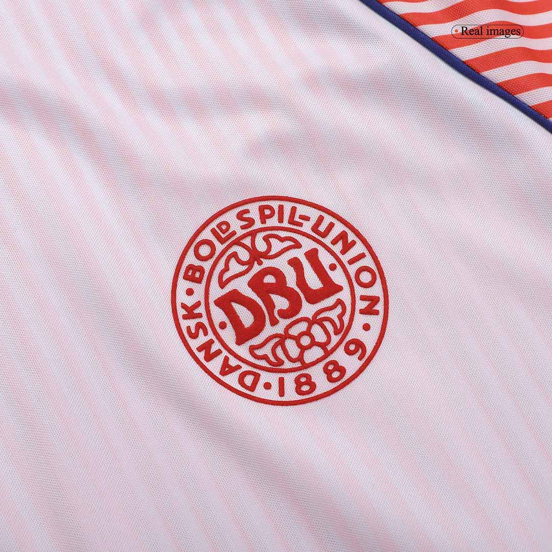 Denmark 1986 Away Pink Retro Jersey