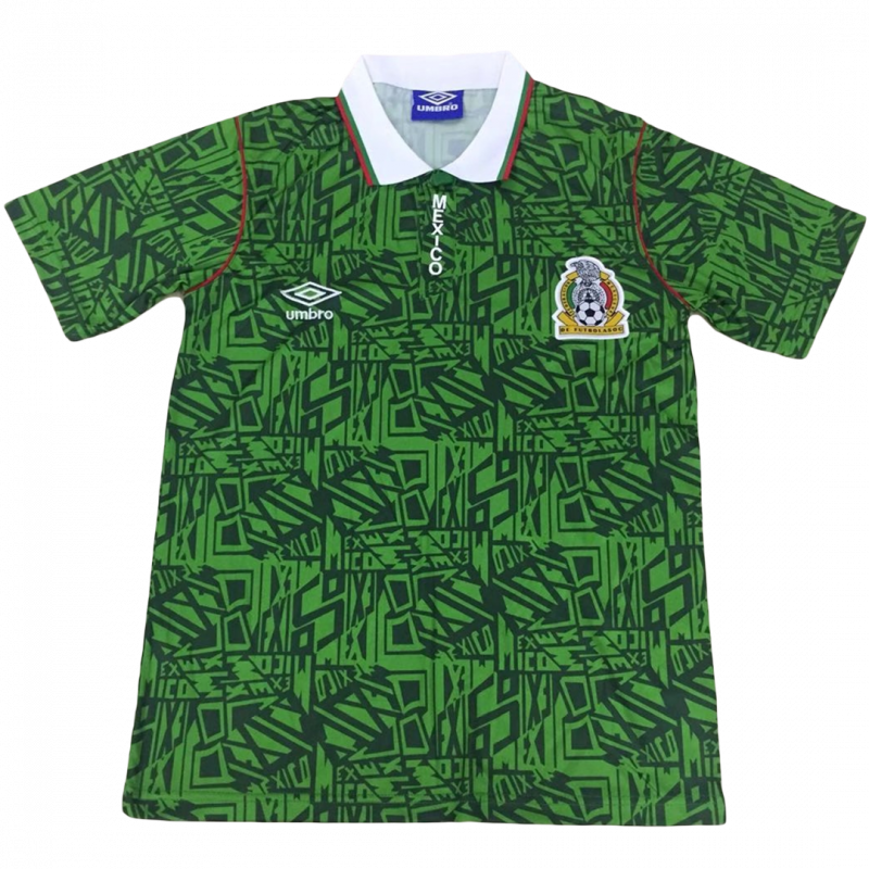 Mexico 1994 Home Green Retro Jersey