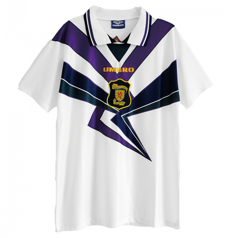 Scotland 1994/96 Away White Retro Jersey