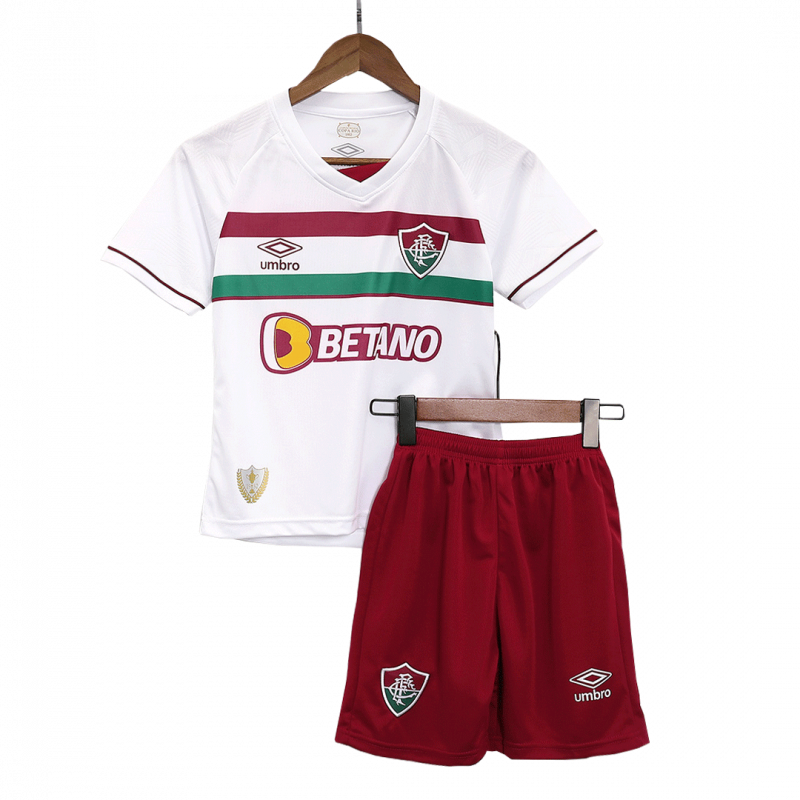 Fluminense FC 2023/24 Away White Kids Kit