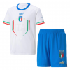 Italy 2022 Away White Kids Kit