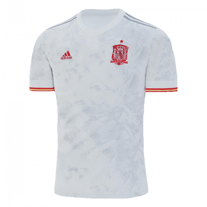 Spain 2020 Away White Jersey