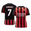 GIMENEZ #7 AC Milan 2025/26 Home Black Premium Jersey