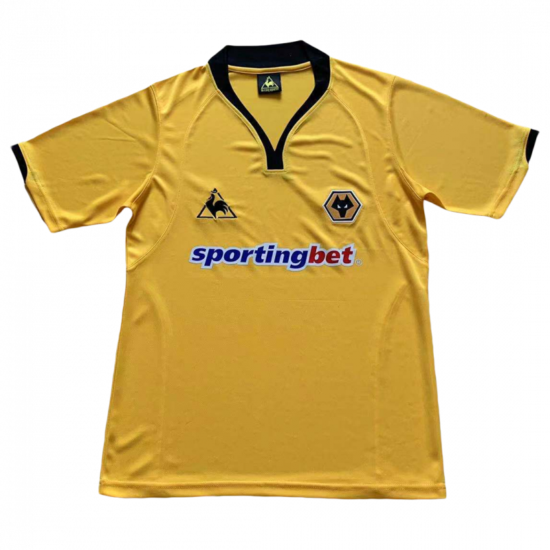 Wolverhampton Wanderers 2010 Home Yellow Retro Jersey