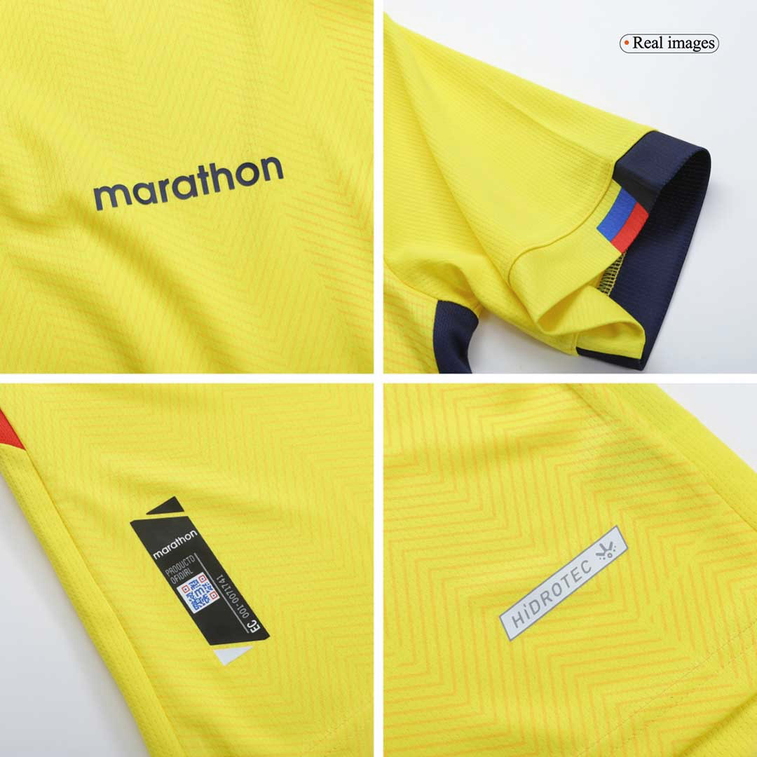 Ecuador 2022 Home Yellow Jersey