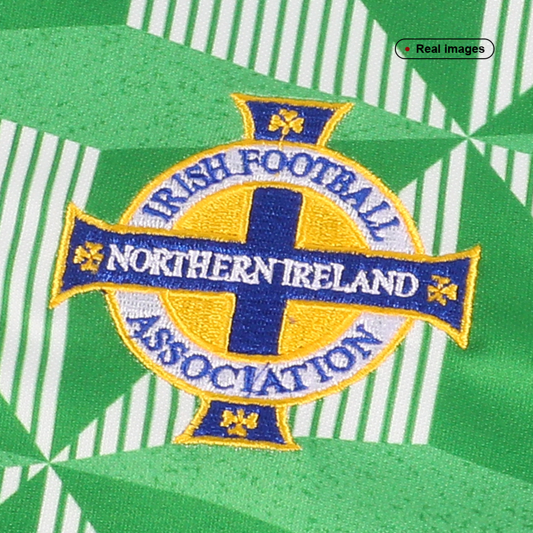 Northern Ireland 1990 Home Green Retro Jersey