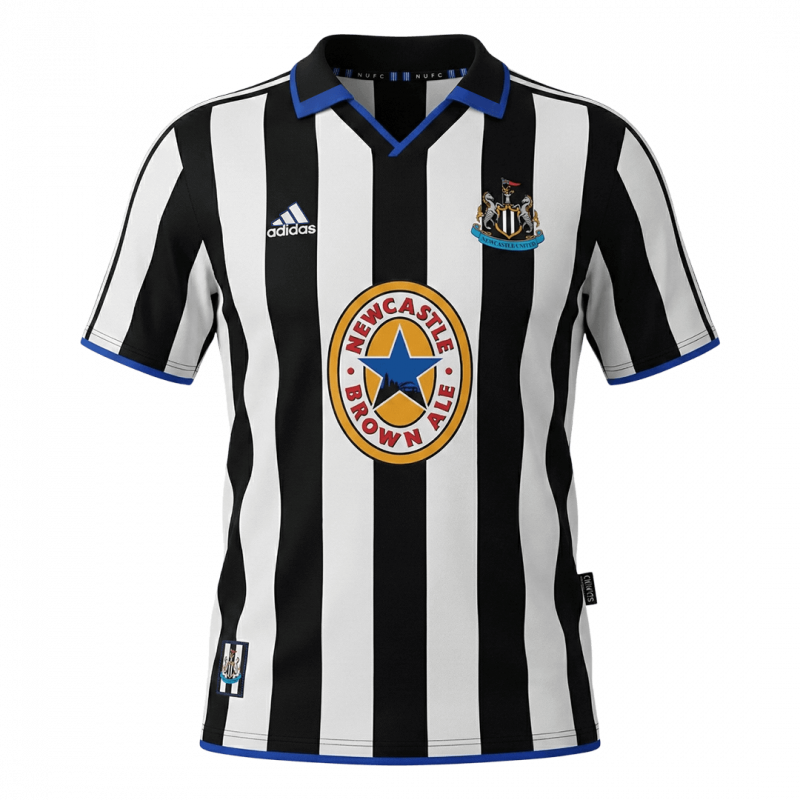 Newcastle United 1999/00 Home Black Retro Jersey