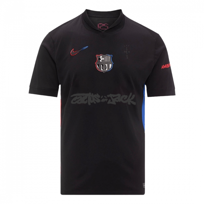 Barcelona 2024/25 Away Black Travis Scott Jersey