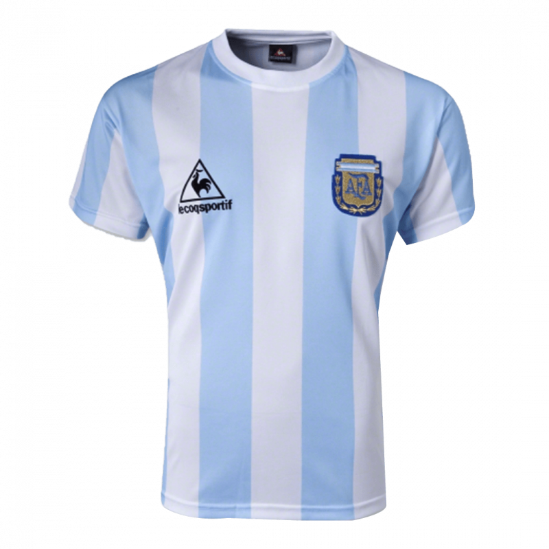 Argentina 1986 Home White Player Version Jersey