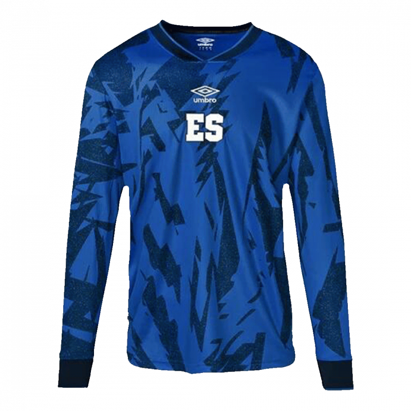 El Salvador 2023/24 Home Blue Long Sleeve Jersey
