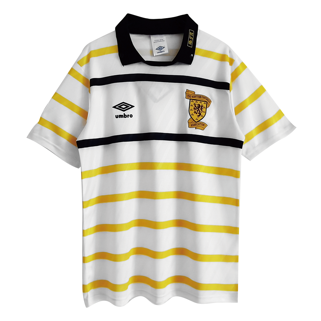 Scotland 1988/91 Away White Retro Jersey