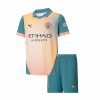 Manchester City 2024/25 Fourth Blue Kids Kit