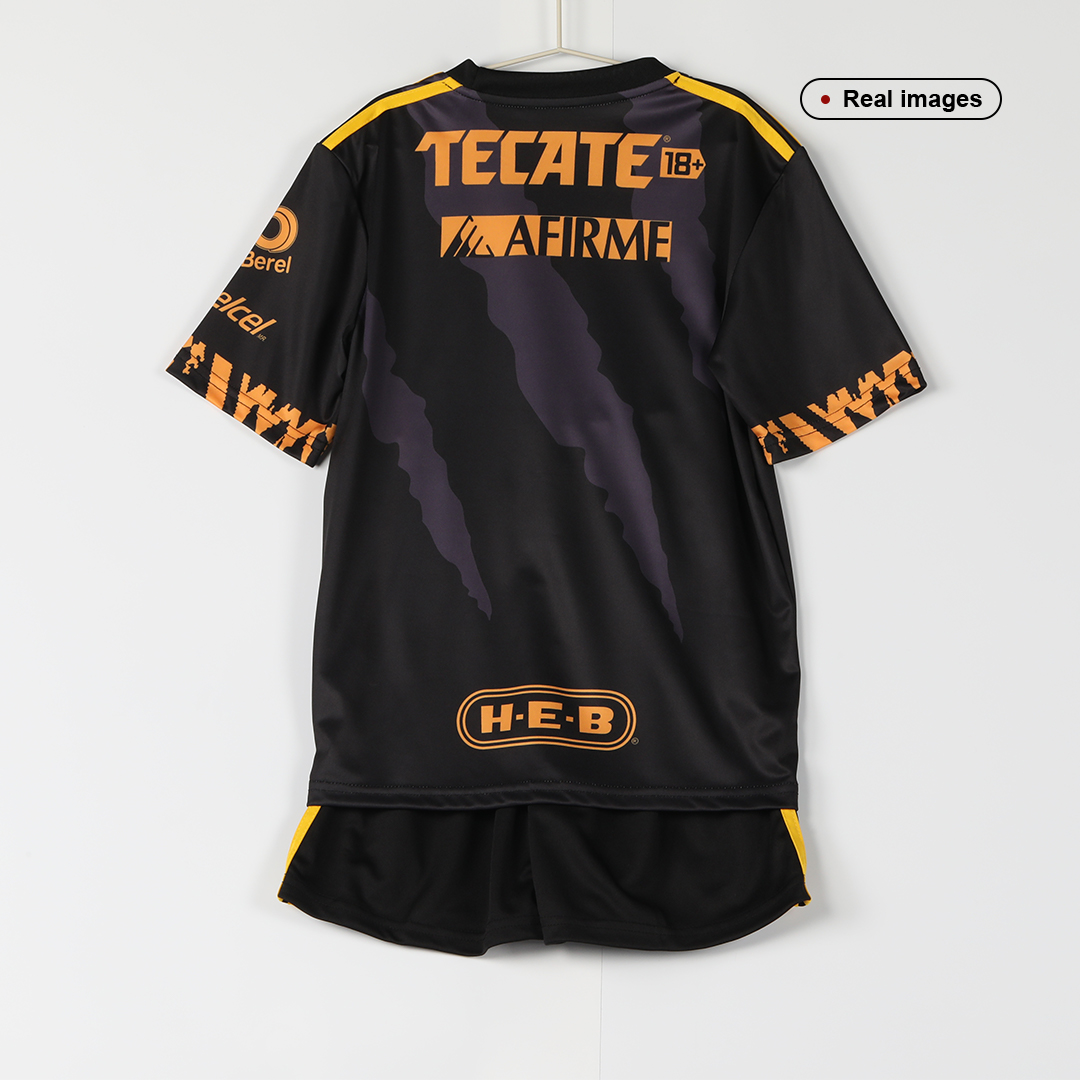 Tigres UANL 2021/22 Third Black Kids Kit