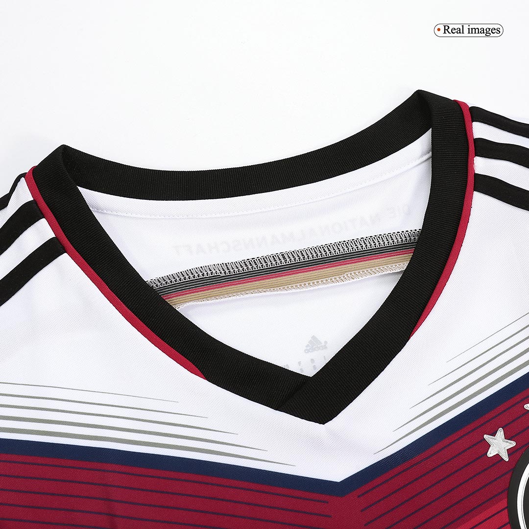 Germany 2014 Home White Retro Jersey