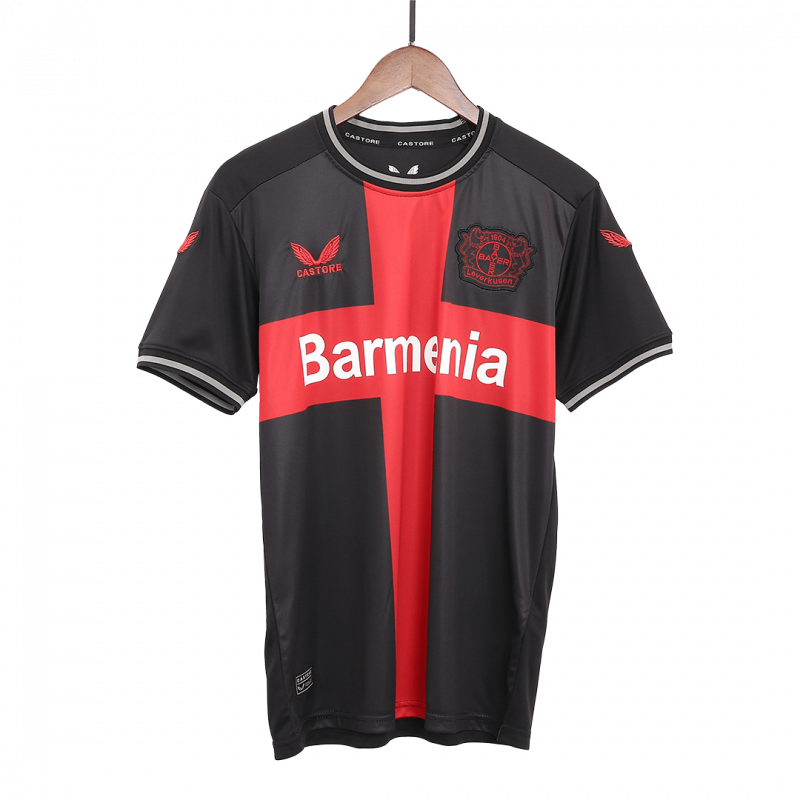 Bayer Bayer 04 Leverkusen 2023/24 Home Black Jersey