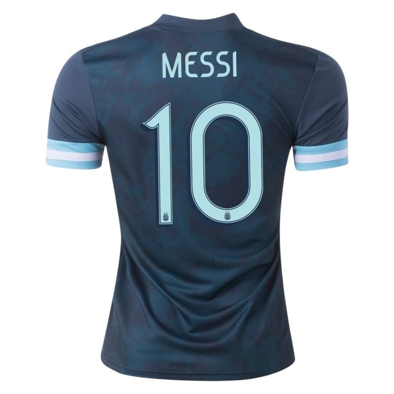 Lionel Messi #10 Argentina 2021 Away Green Jersey
