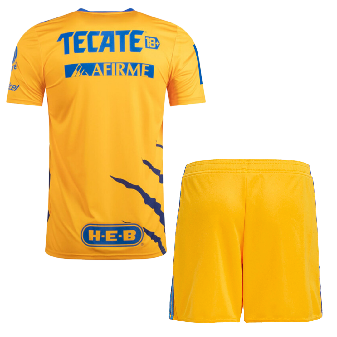 Tigres UANL 2021/22 Home Yellow Kids Kit