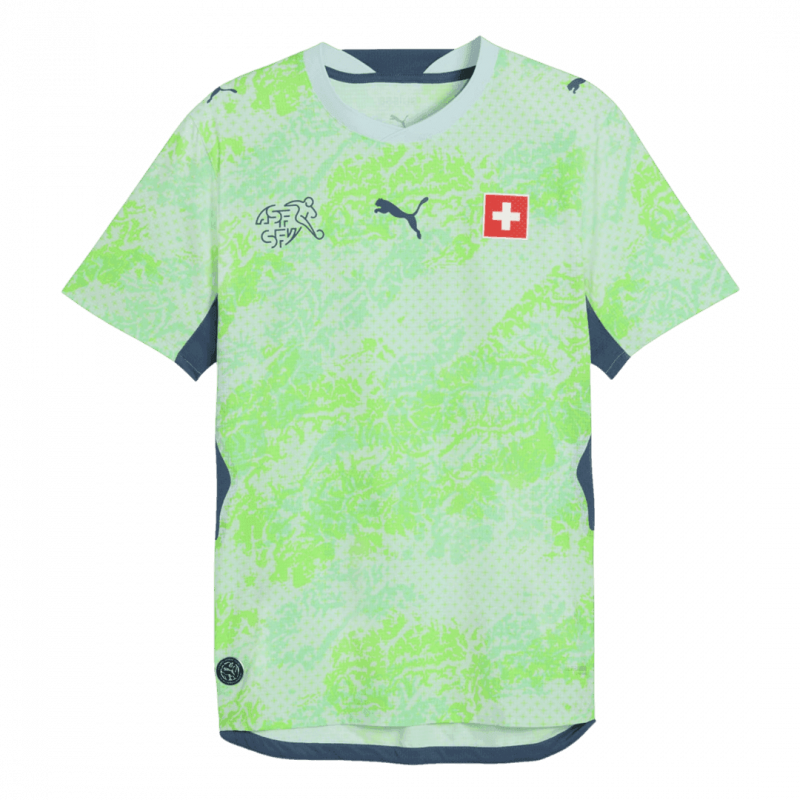 Switzerland 2026 Away Green Jersey