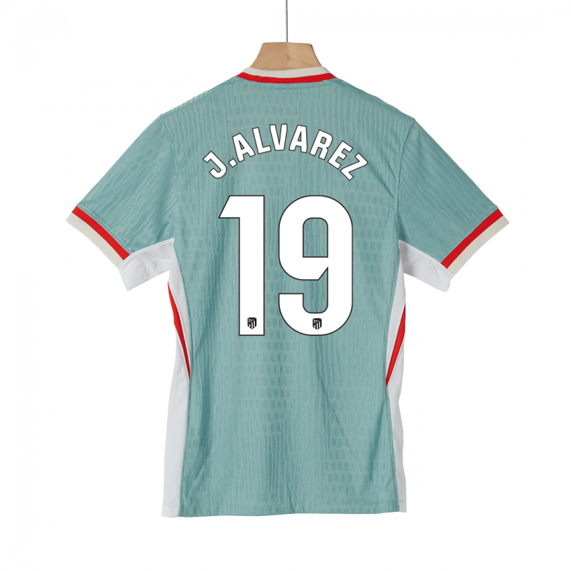 J.ALVAREZ #19 Atletico Madrid 2024/25 Away Green Player Version Jersey