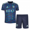 Leeds United 2023/24 Away Blue Kids Kit