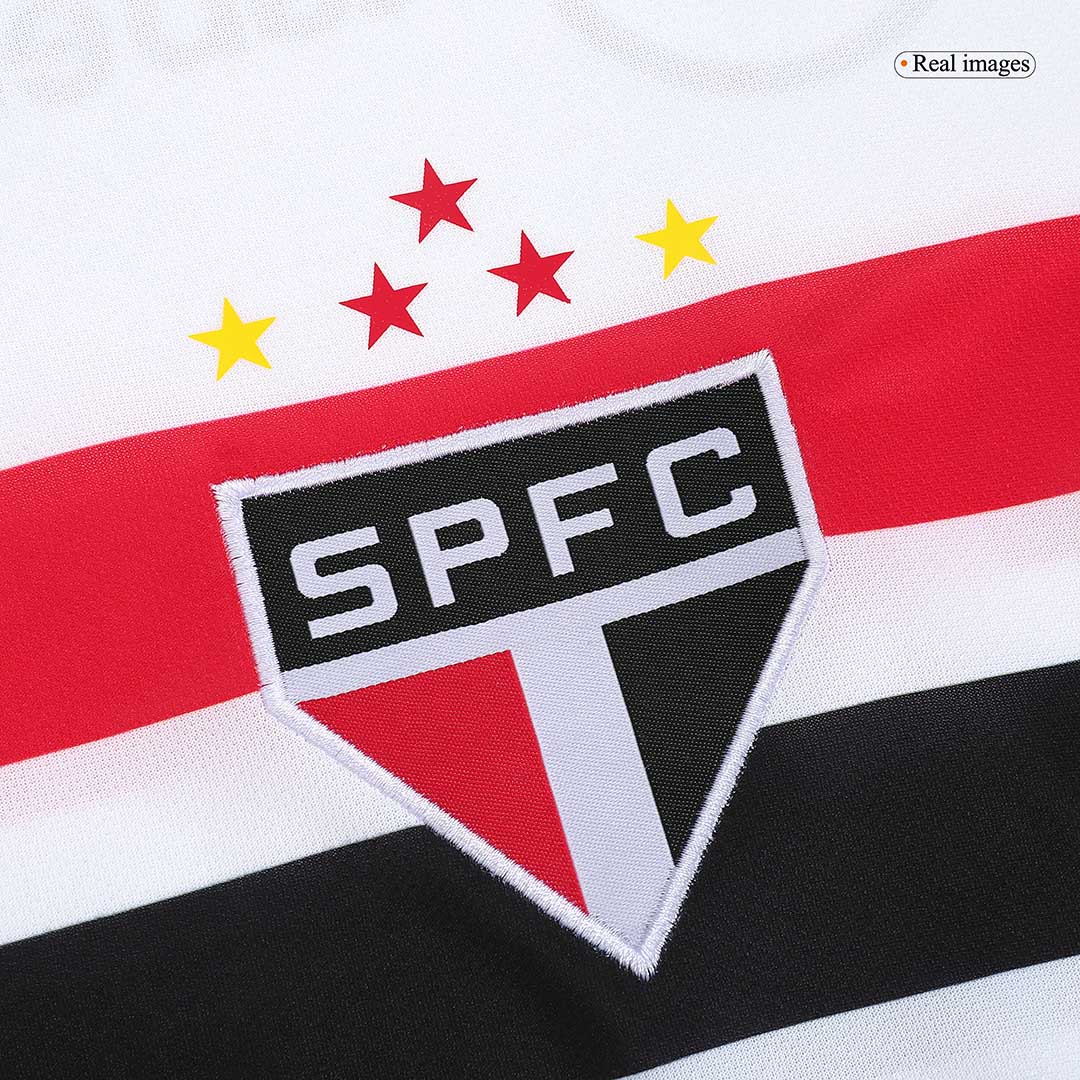 Sao Paulo FC 2023/24 Home White Kids Kit