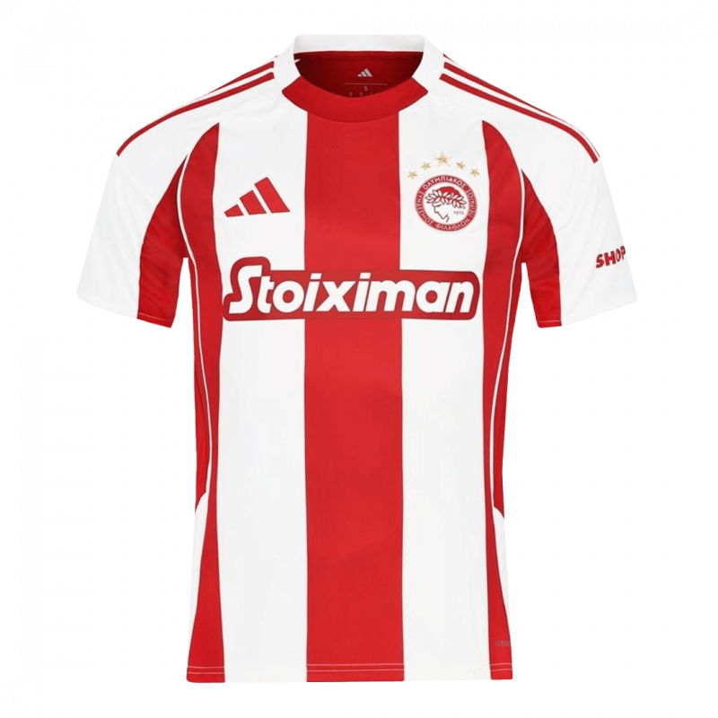 Olympiacos 2025/26 Home White Jersey