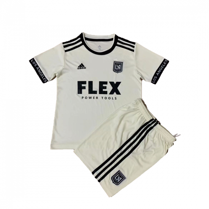 Los Angeles FC 2021 Away White Kids Kit