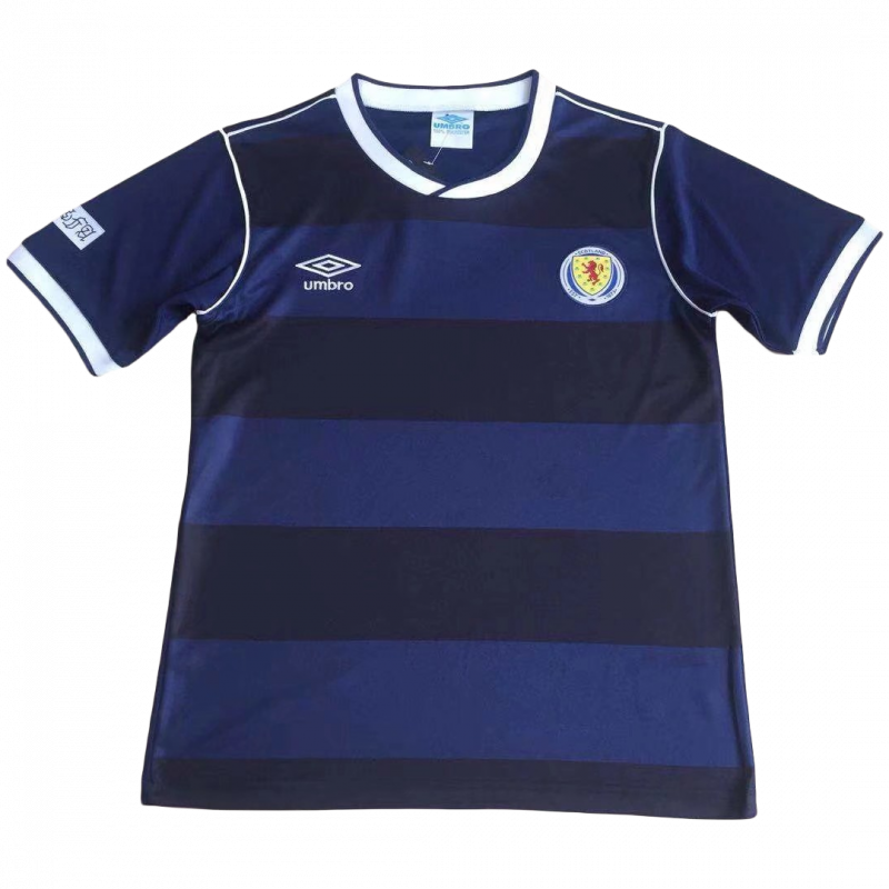 Scotland 1986 Home Blue Retro Jersey