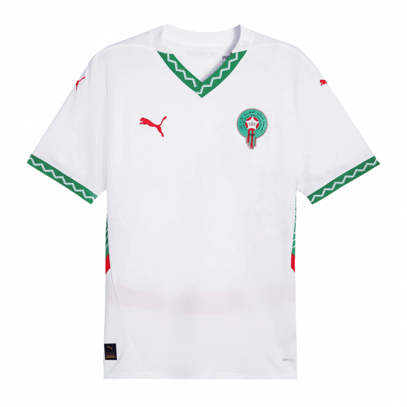 Morocco 2024/25 Away White Jersey
