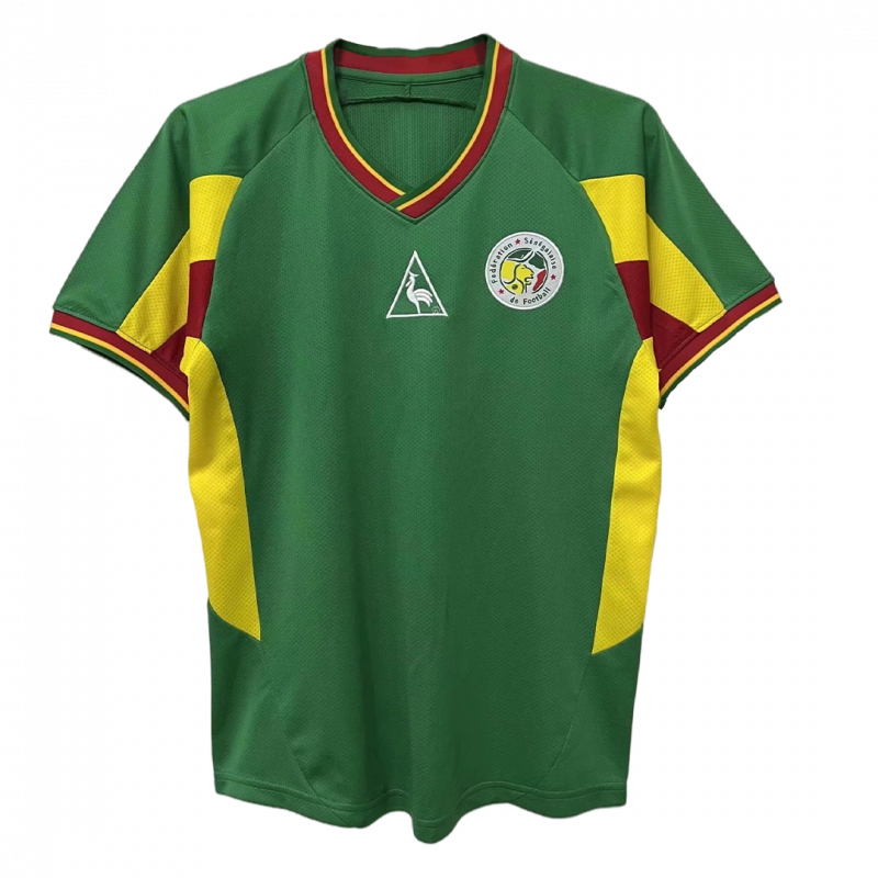 Senegal 2002 Home Green Retro Jersey