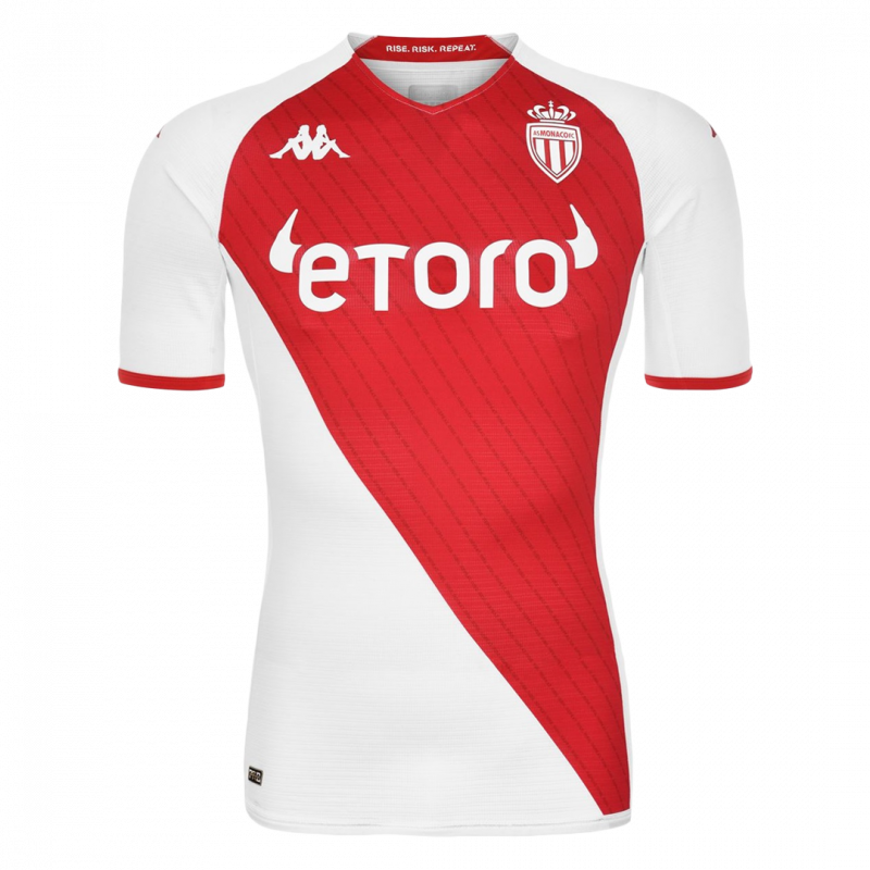 AS Monaco FC 2022/23 Home White Jersey