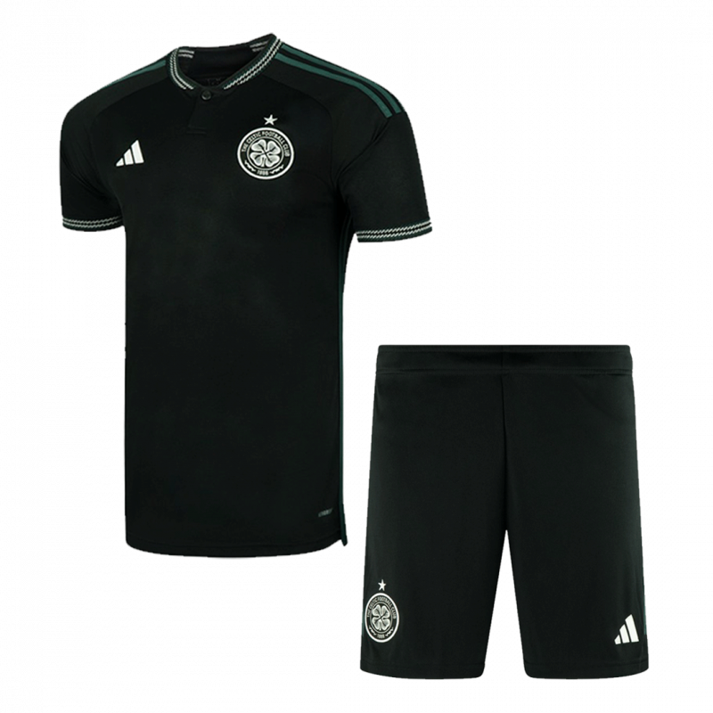 Celtic 2023/24 Away Black Kids Kit