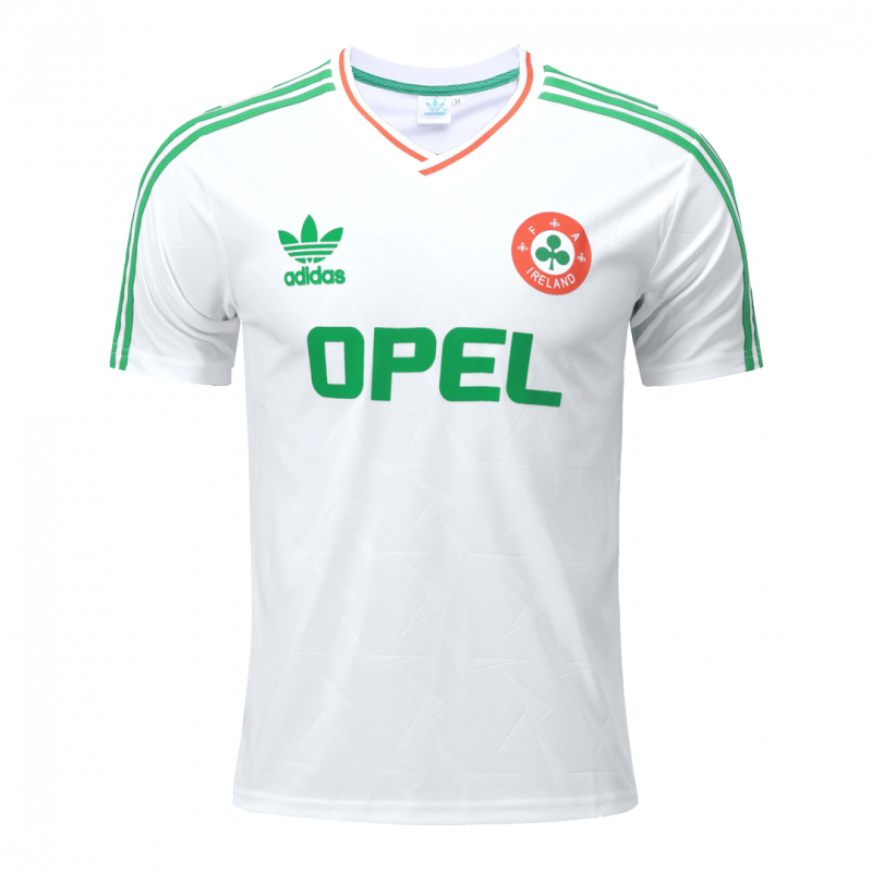 Iceland 1990 Away White Retro Jersey