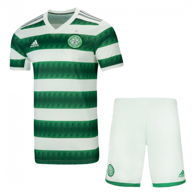 Celtic 2022/23 Home White Kids Kit