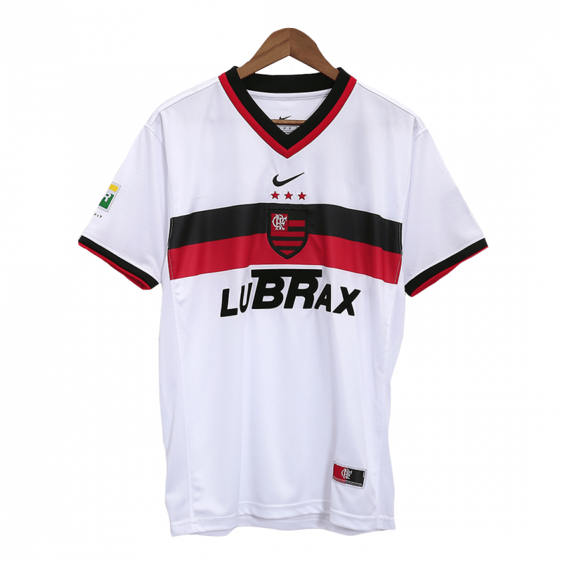 CR Flamengo 2001 Away White Retro Jersey