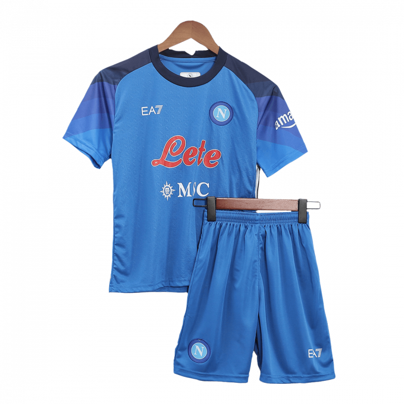 Napoli 2022/23 Home Blue Kids Kit