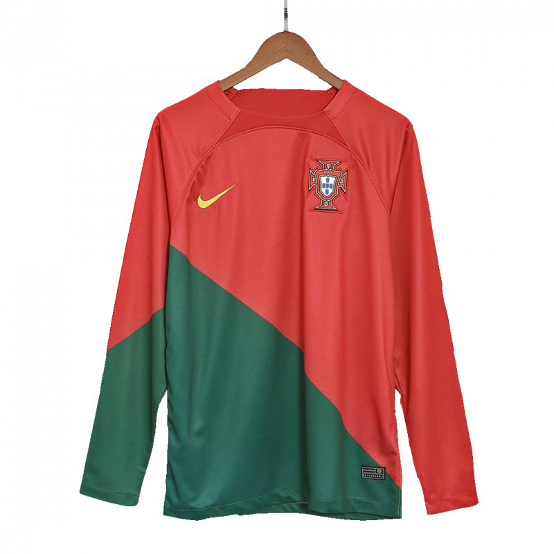 Portugal 2022 Home Red Long Sleeve Jersey