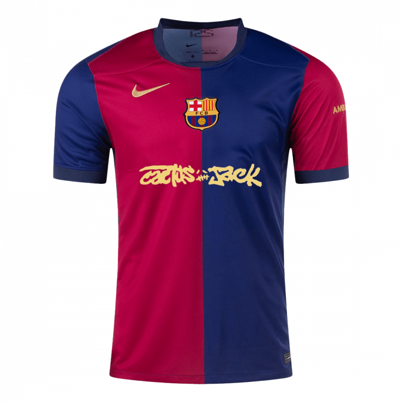 Barcelona 2024/25 Home Blue Travis Scott Jersey