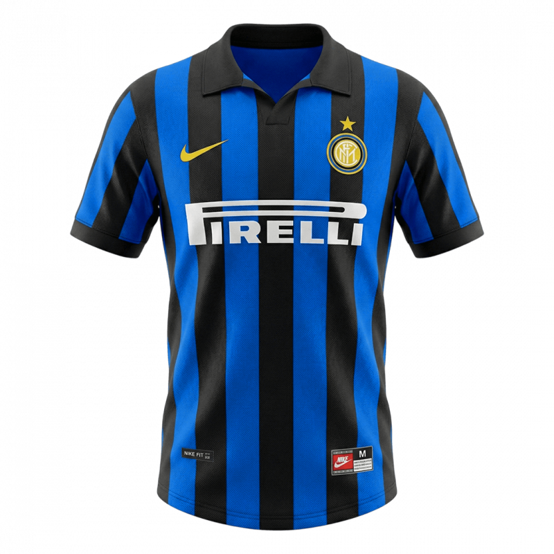 Inter Milan 1998/99 Home Black Retro Jersey