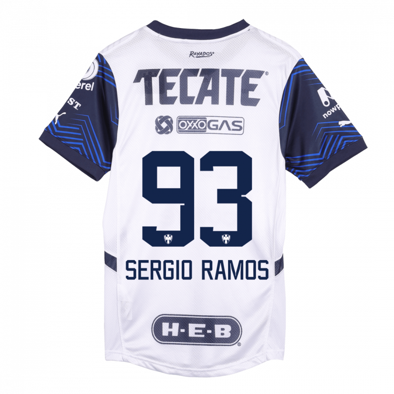 SERGIO RAMOS #93 Monterrey 2024/25 Away White Player Version Jersey
